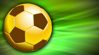 Yellow Soccer Ball Loop - Video HD