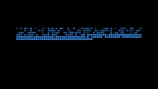 Black and Blue Oscilloscope Loop - Video HD