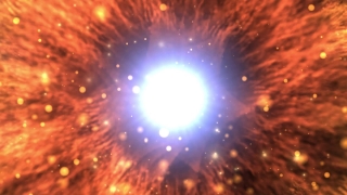 Blue and Orange Explosion Loop - Video HD