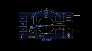 Blue and Orange Radar Loop - Video HD
