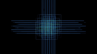 Blue Lines on a Cross Loop - Video HD