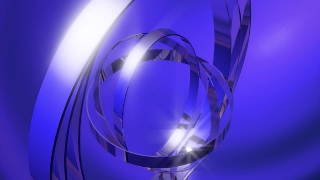 Blue Silver Circular Shapes Loop - Video HD