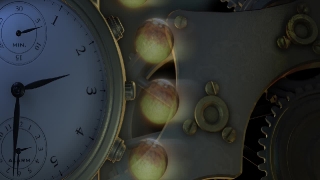 Clock, Moon and Suns Loop - Video HD