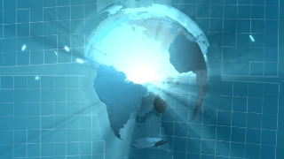 Glowing Globe Loop - Video HD