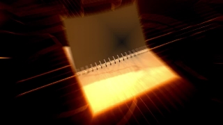 Golden Notebook Loop - Video HD