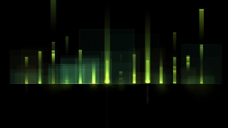 Green Bars and Numbers Loop - Video HD