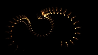 Light Worm Loop - Video HD