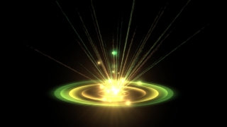 Lime Green and Yellow Orb Loop - Video HD