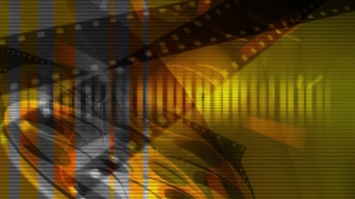 Movie Film Yellow and Grey Loop - Video HD