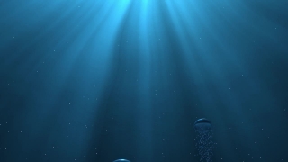 Ocean Light and Jellyfishes Loop - Video HD