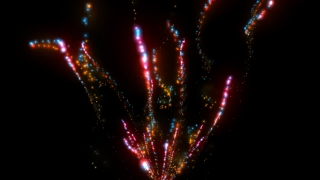 Rainbow Fireworks Loop - Video HD