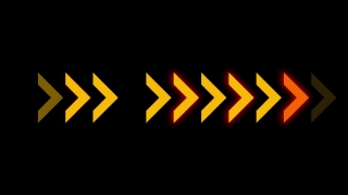 Yellow Arrows Moving Loop - Video HD